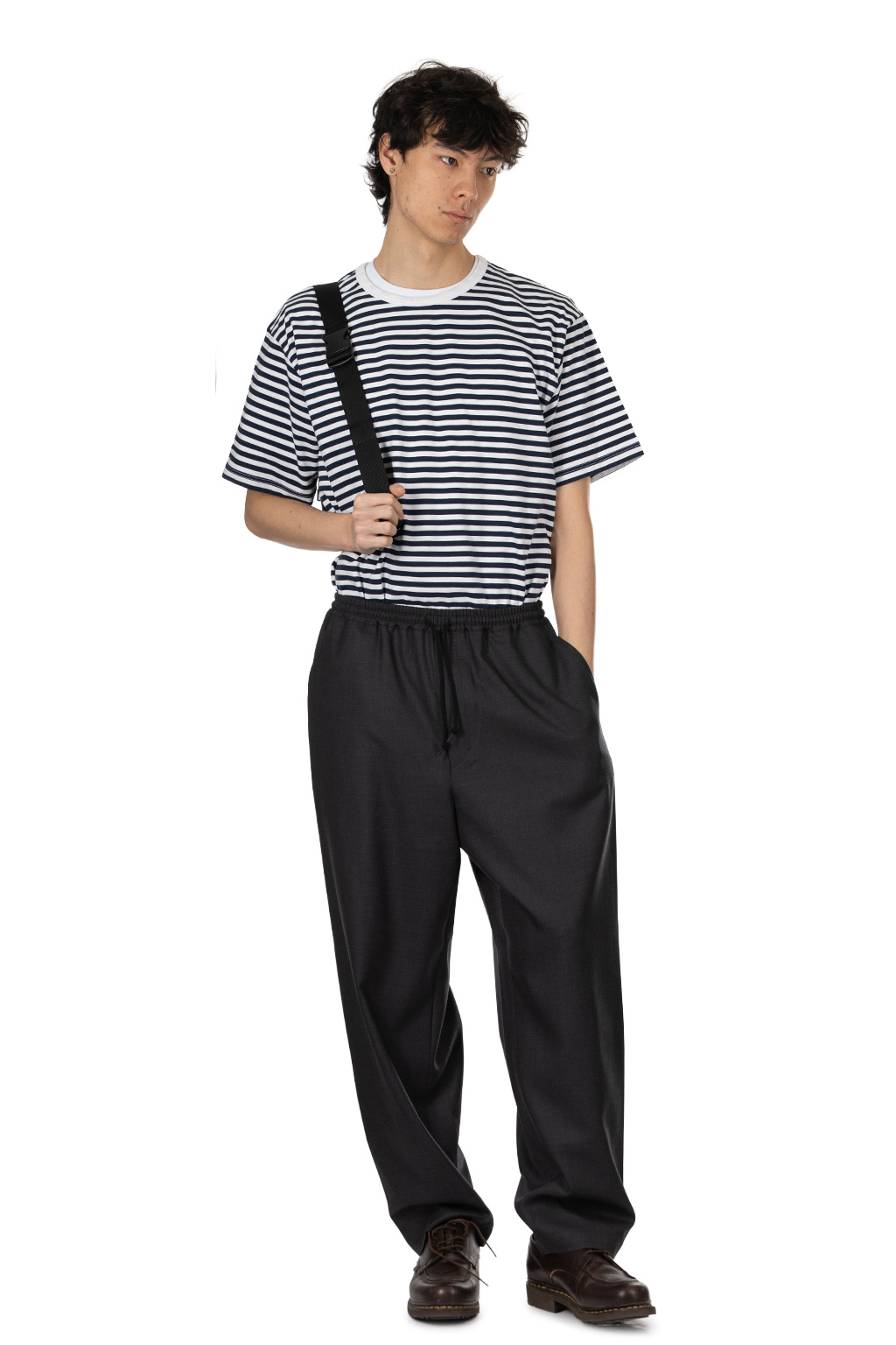 Comme Des Garcons Homme - Wool Gabardine Easy Pants - Charcoal