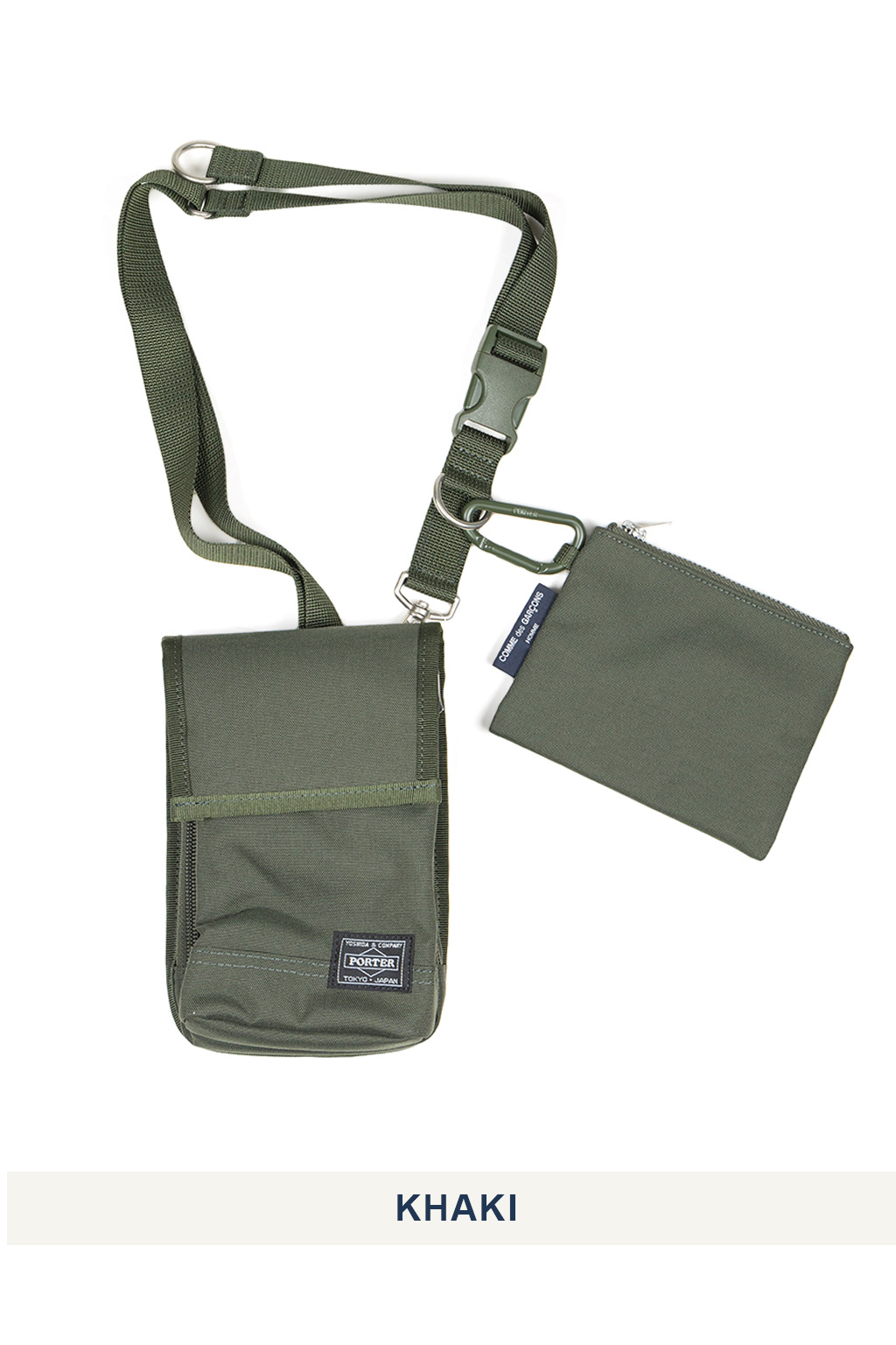 Comme Des Garcons Homme - x Porter Cordura Shoulder Bag in 2 Color Choices