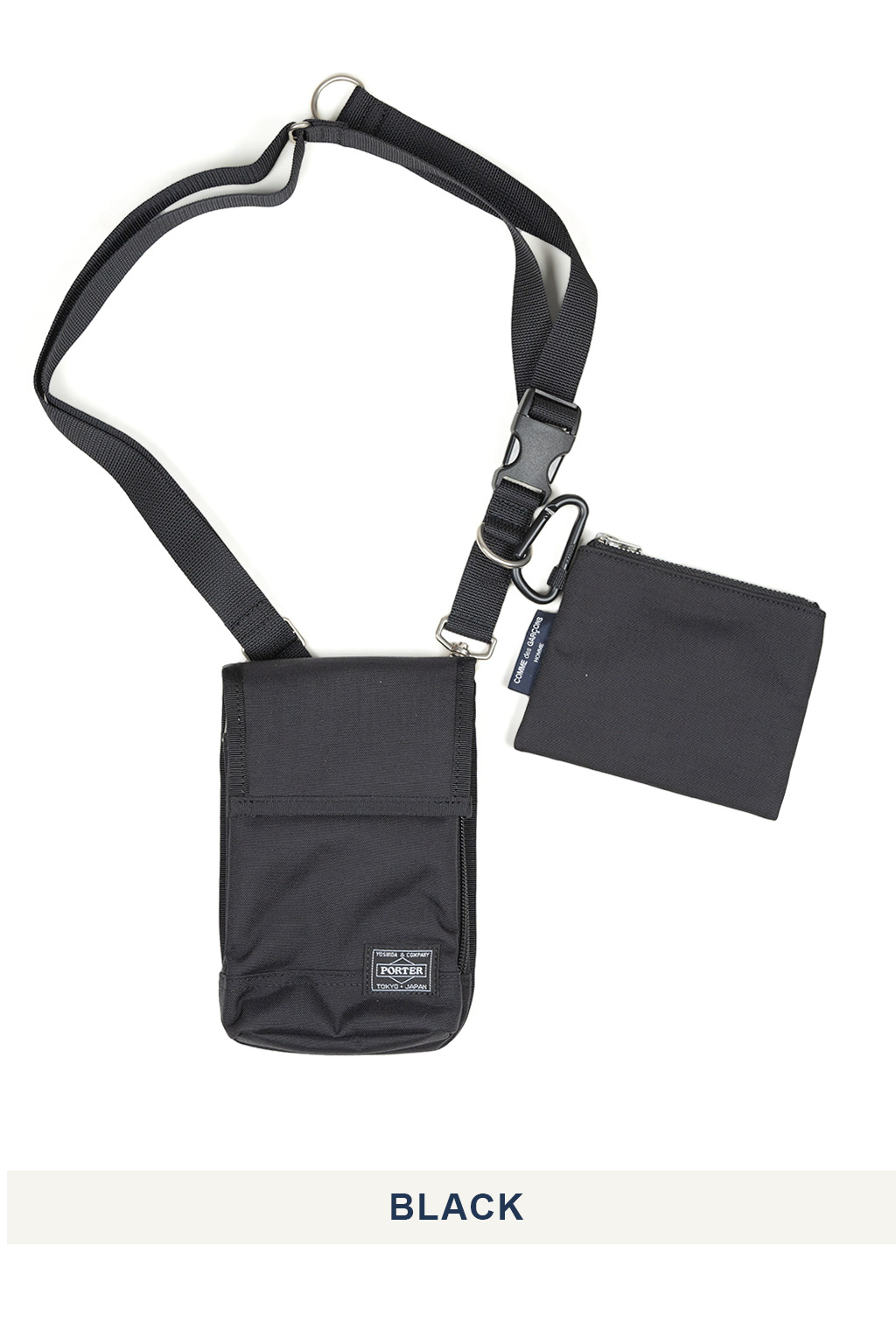 Comme Des Garcons Homme - x Porter Cordura Shoulder Bag in 2 Color Choices