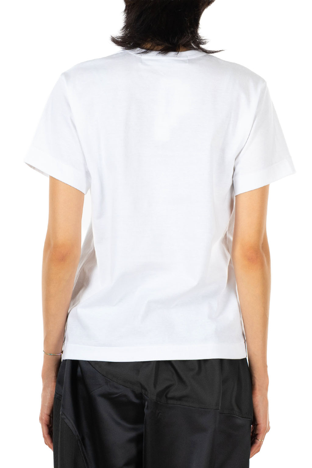 Comme Des Garcons Play - Men's Big x Small Red Heart T-Shirt - White