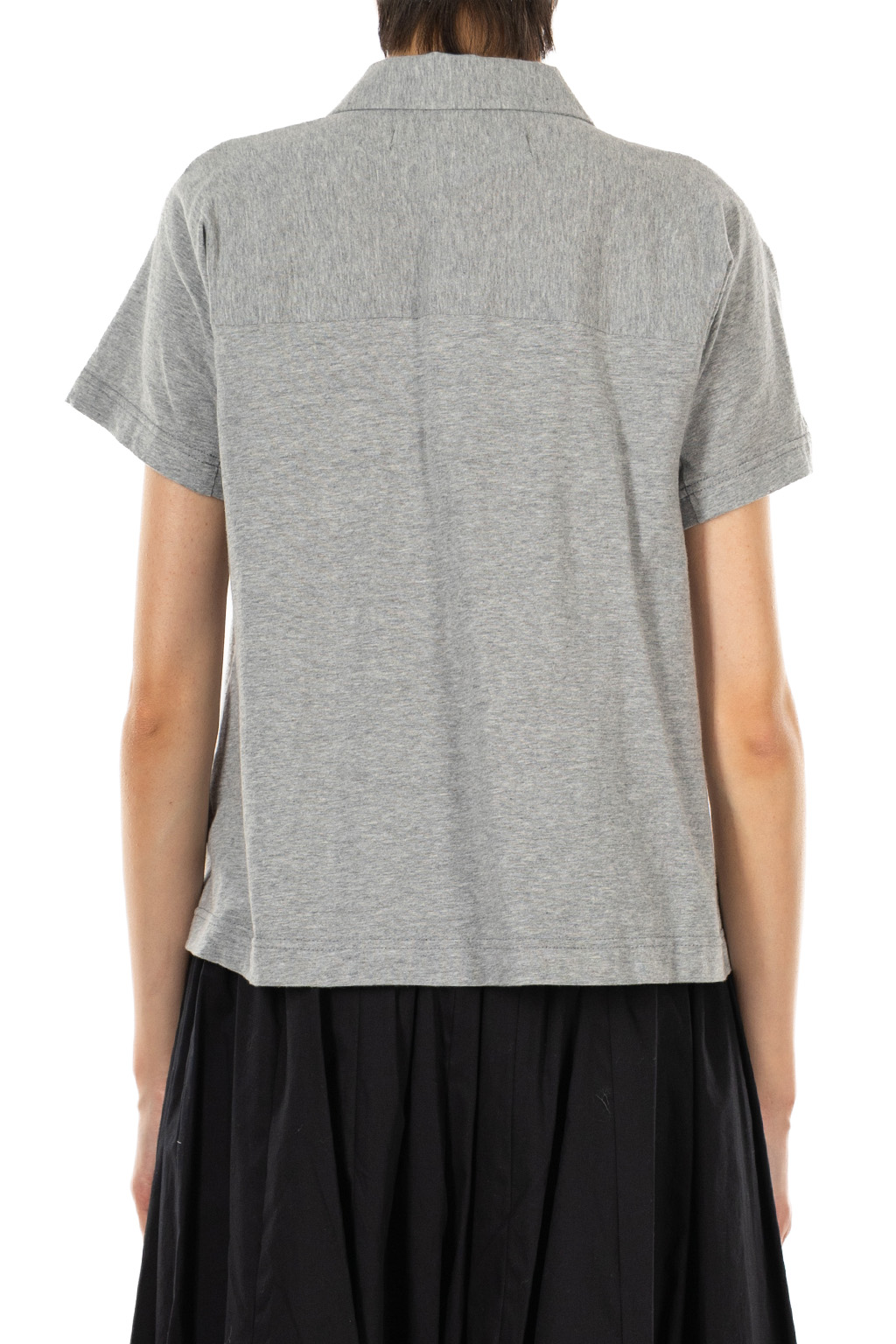 Comme Des Garcons TAO - Flared Hem Cotton Blouse - Top Gray