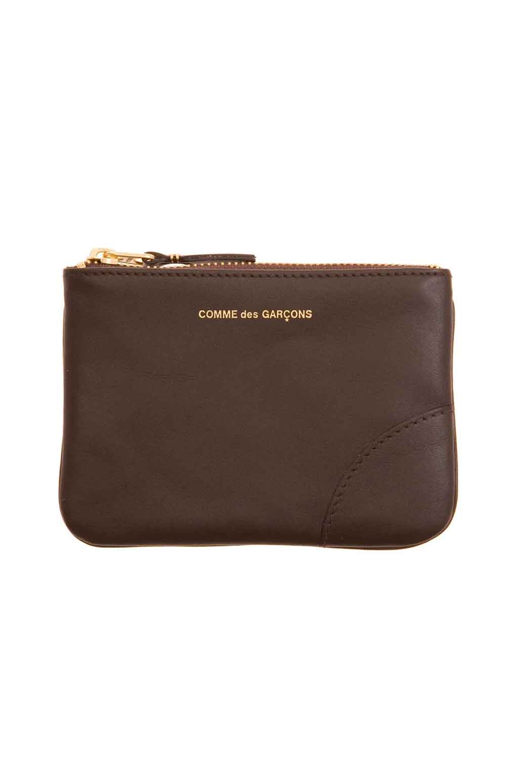 Comme Des Garcons Wallets - Classic Line Zip Pouch - Brown