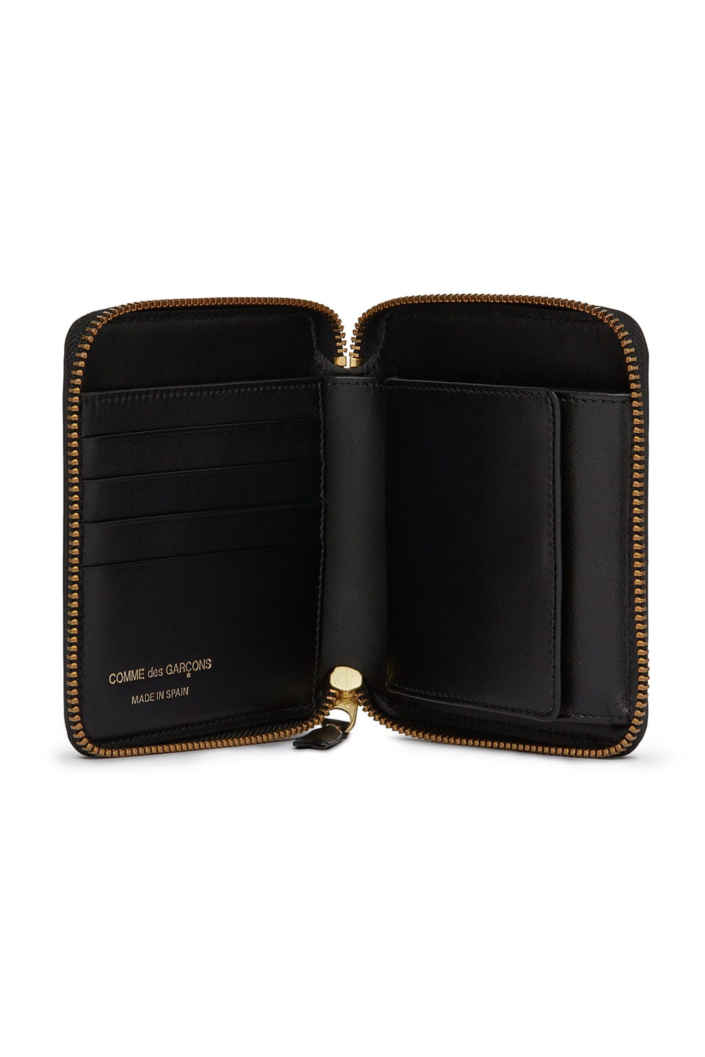 Comme Des Garcons Wallets Classic Line Zip Wallet - Black