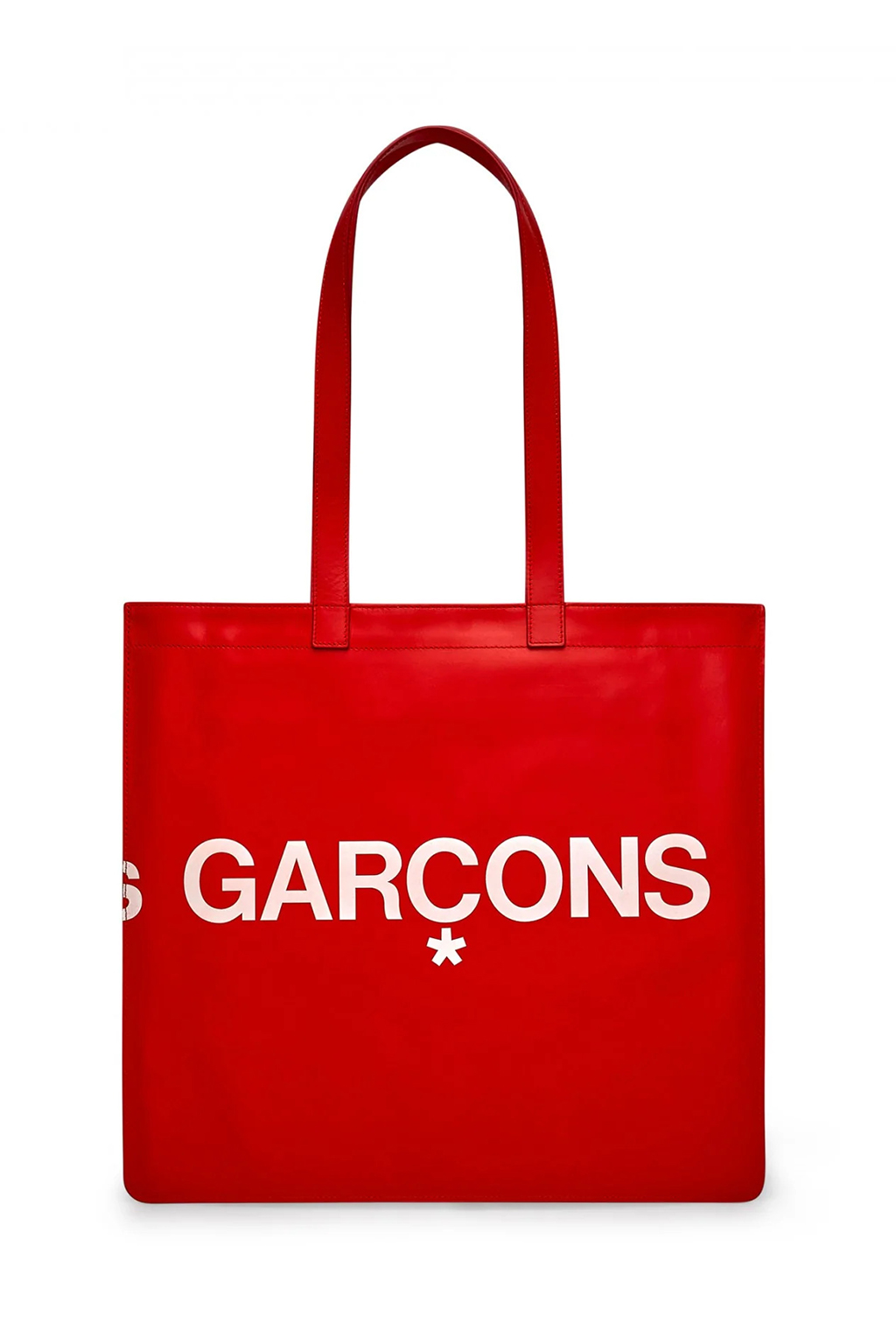 Comme Des Garcons Wallets Huge Logo Bag - Red