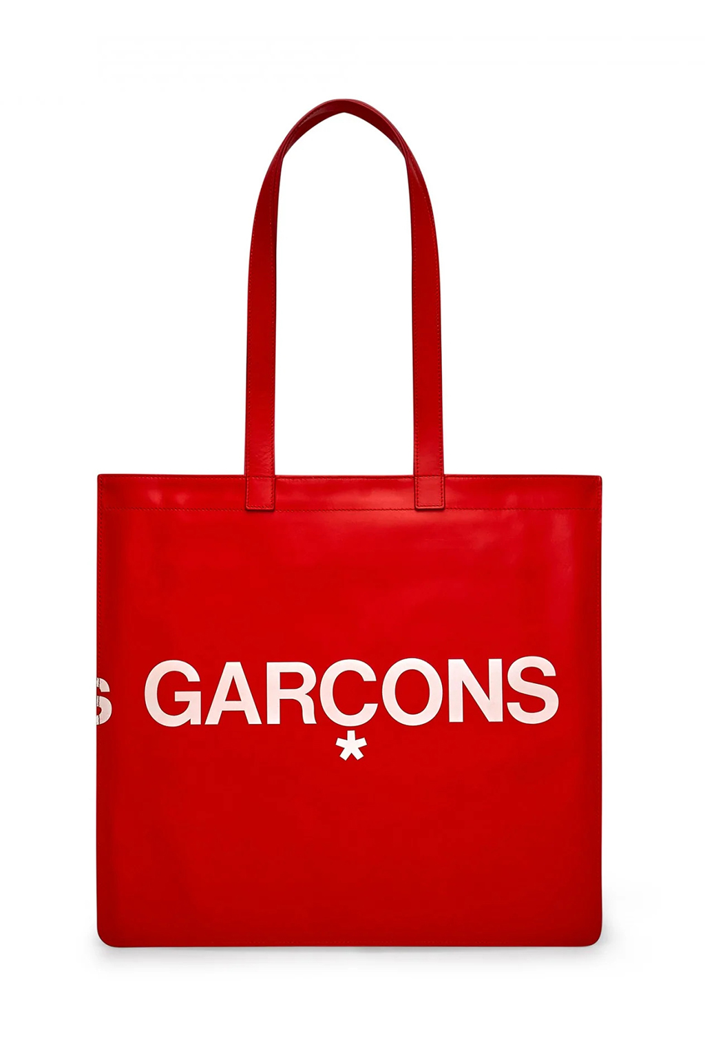 Comme Des Garcons Wallets Huge Logo Bag - Red