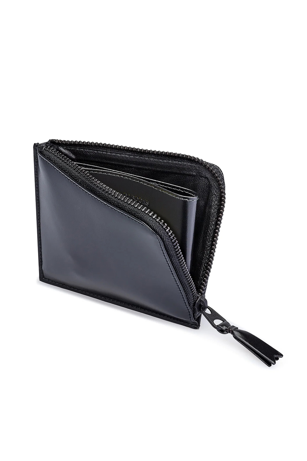 Comme Des Garcons Wallets Very Black Half Zip Wallet