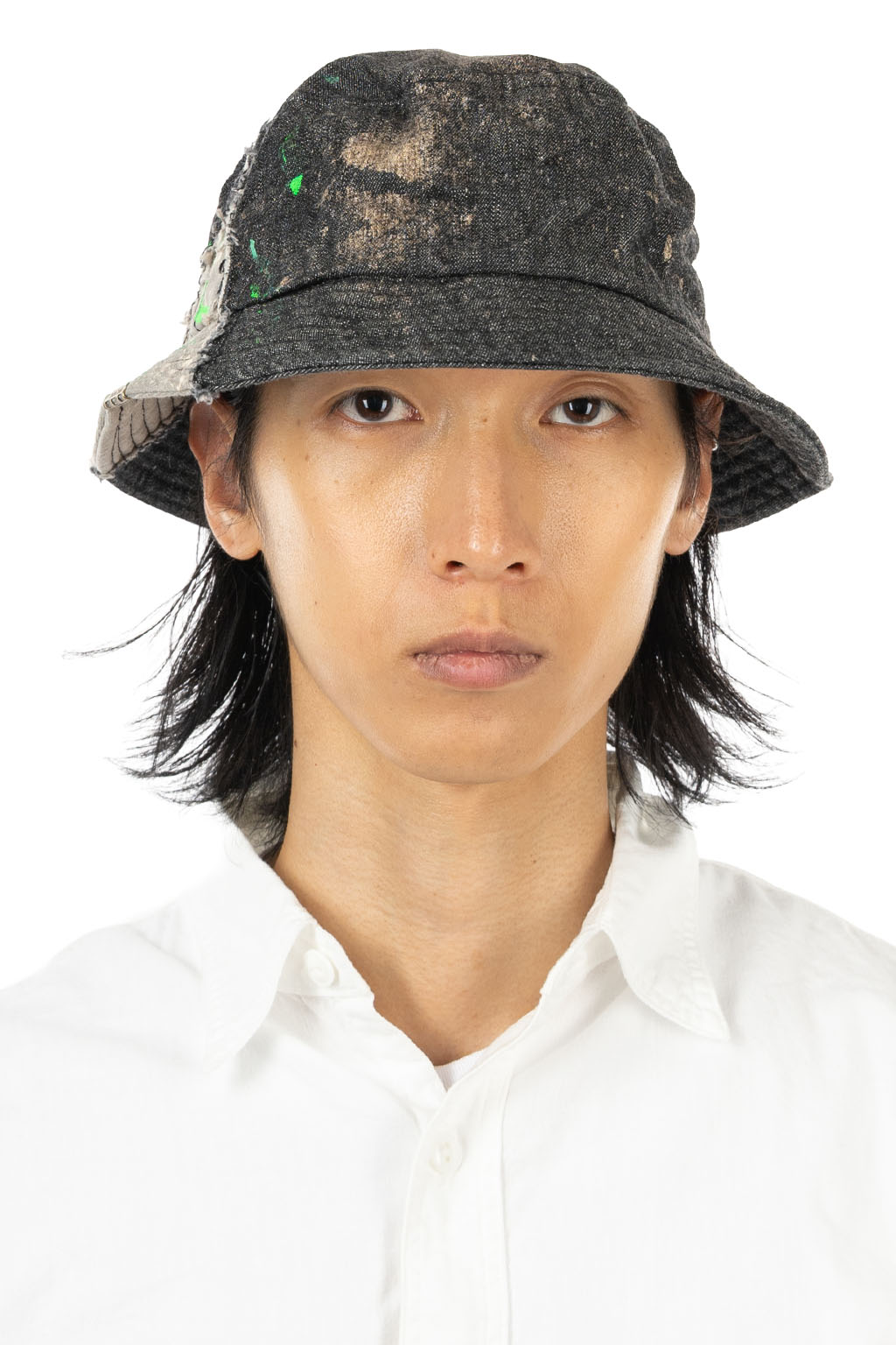 Decho - Bleach and Crash Color Bucket Hat - Black