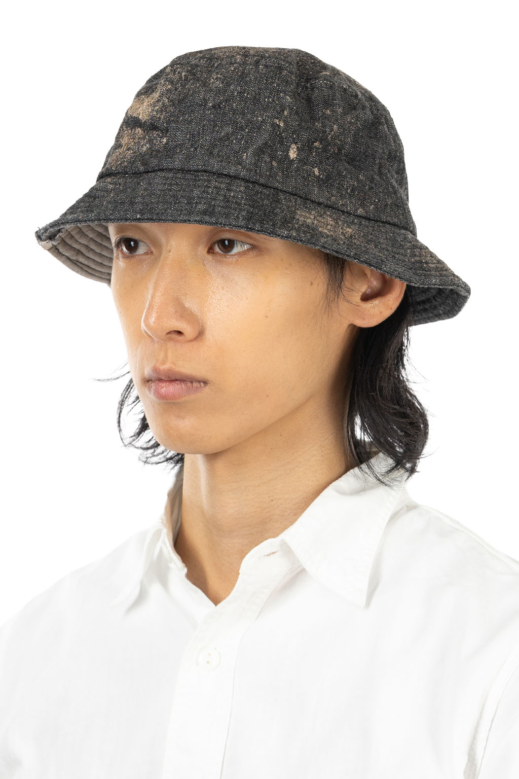 Decho - Bleach and Crash Color Bucket Hat - Black
