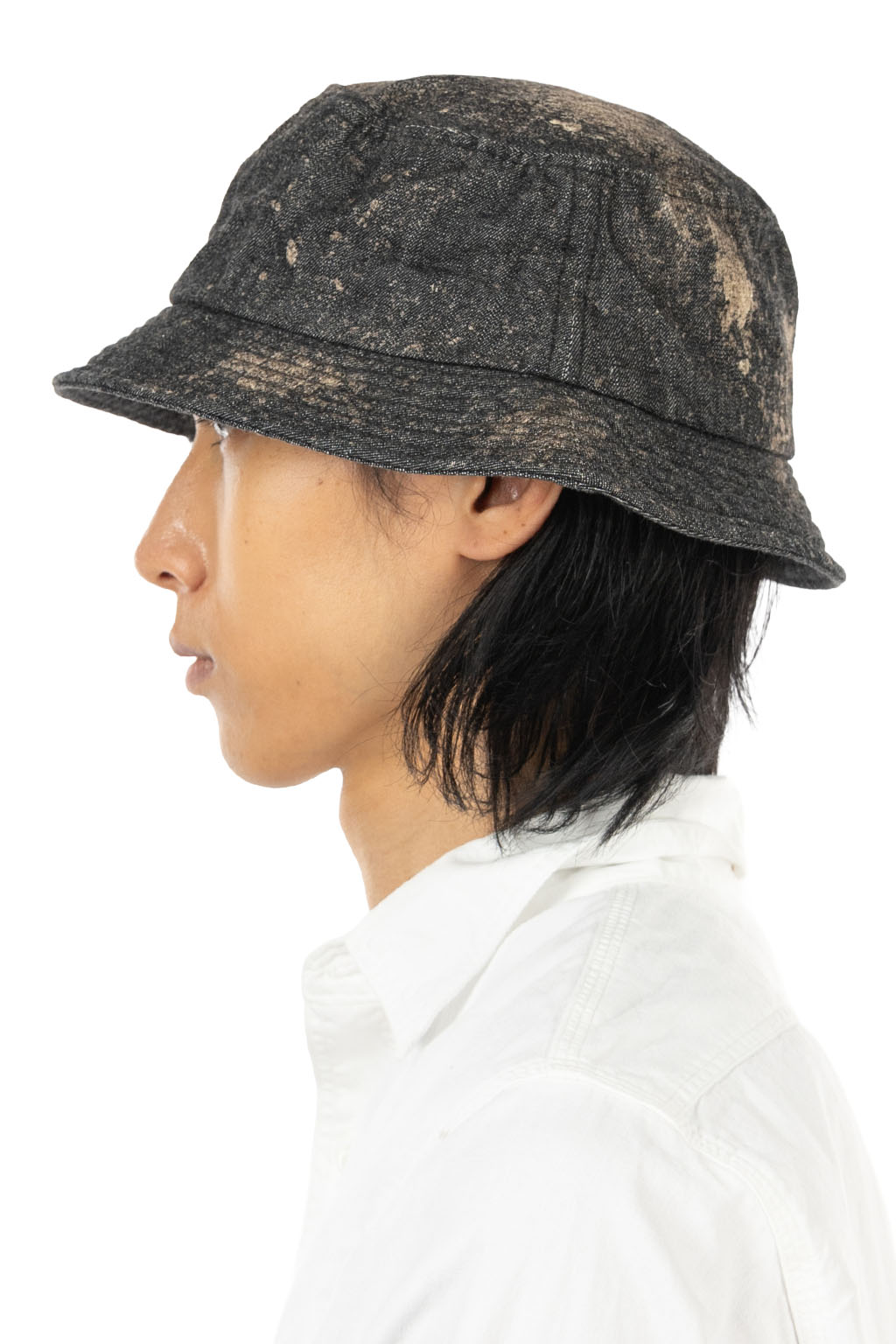 Decho - Bleach and Crash Color Bucket Hat - Black