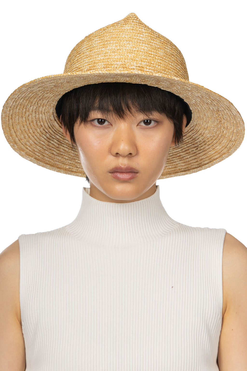 Decho - Raffia Mountain Hat - Natural