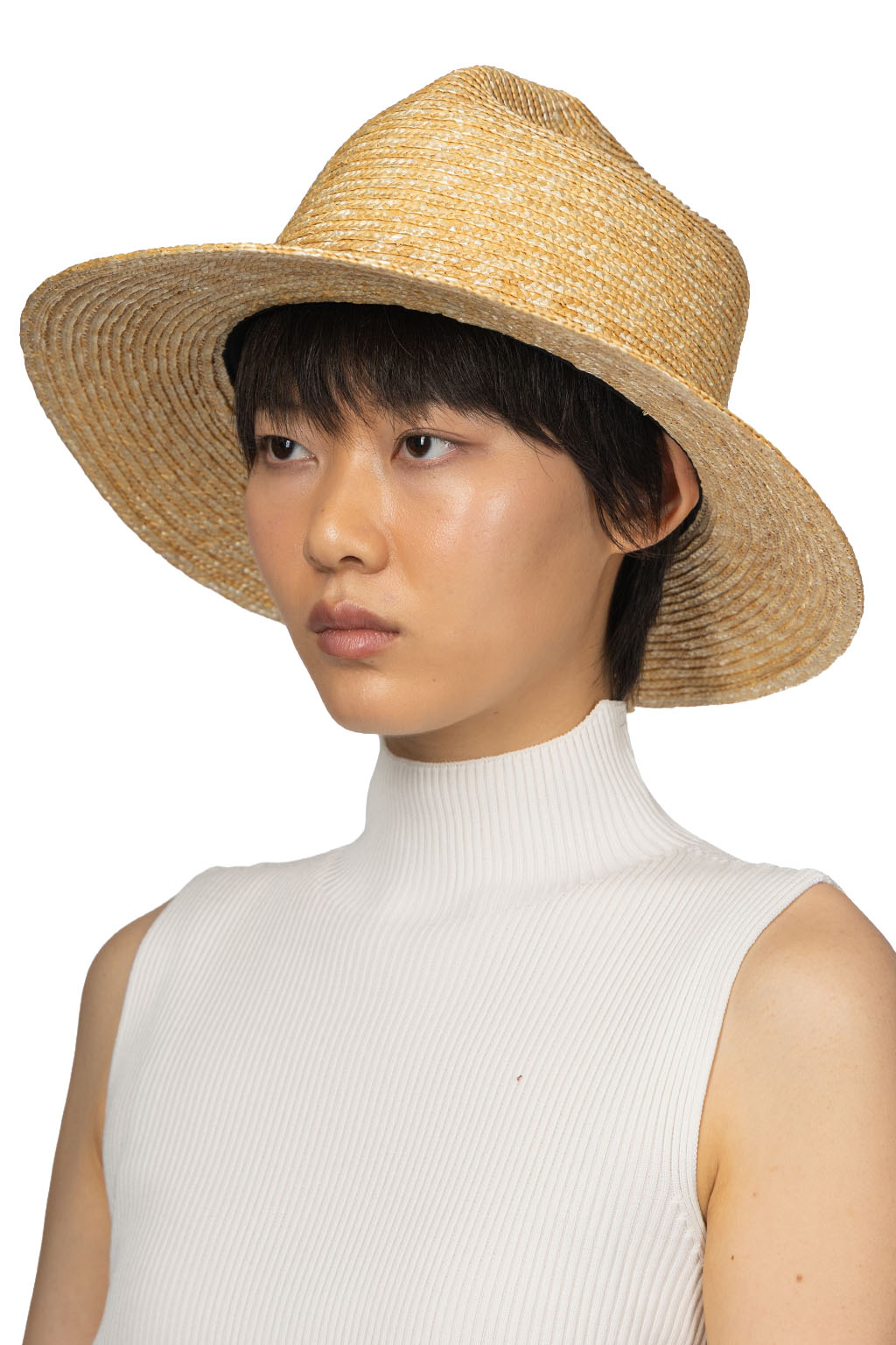 Decho - Raffia Mountain Hat - Natural