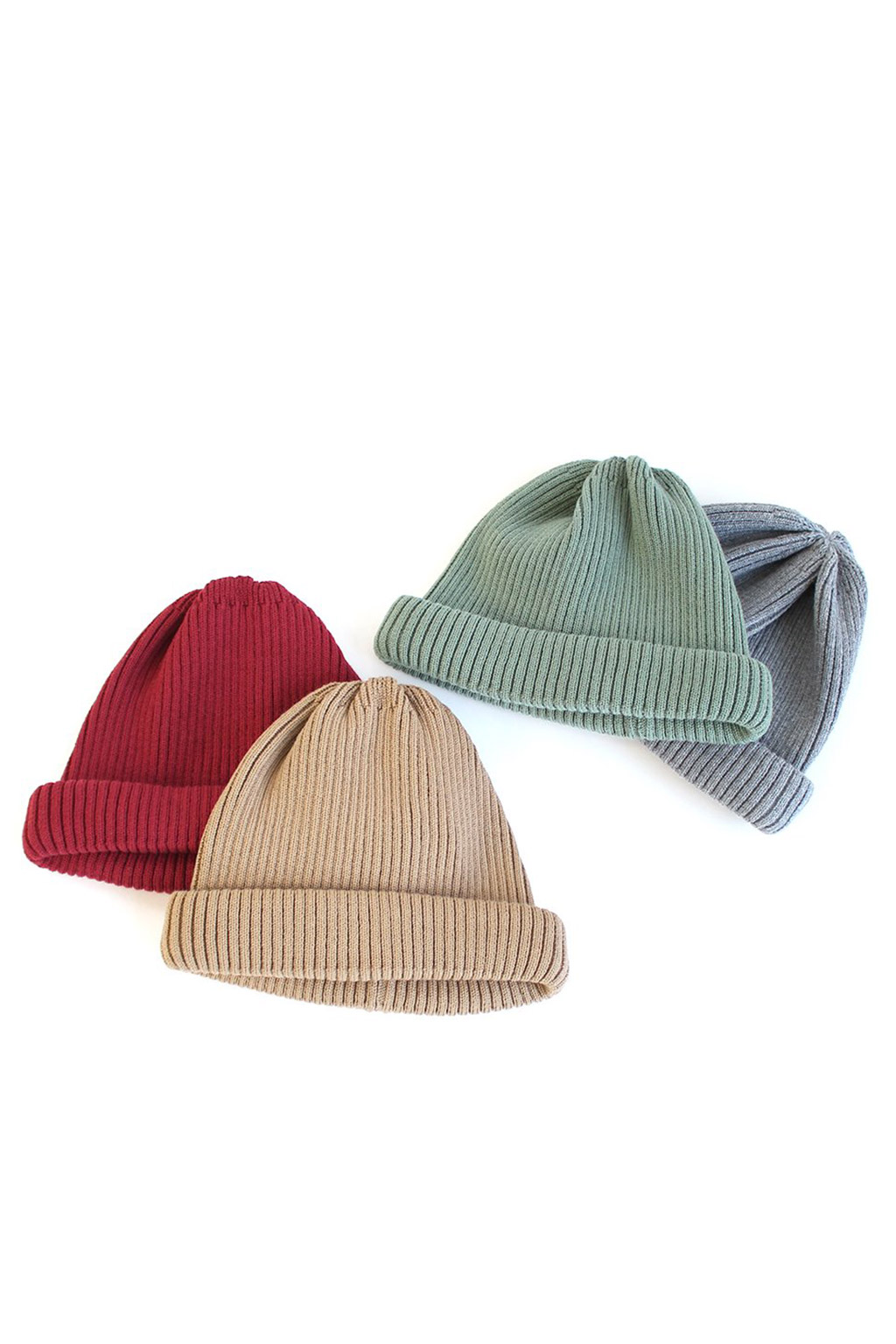 Decho Roll Knit Cap in 4 Color Choices