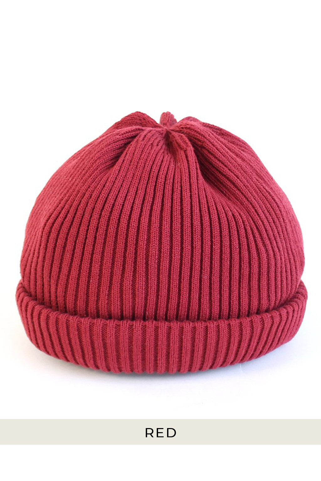Decho Roll Knit Cap in 4 Color Choices