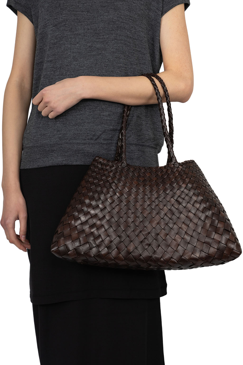 Dragon Diffusion - Santa Croce Bag Big - Dark Brown