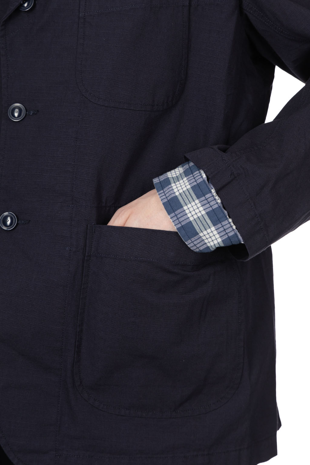 Engineered Garments - Bedford Jacket -A - Dk.Navy Cotton Ripstop