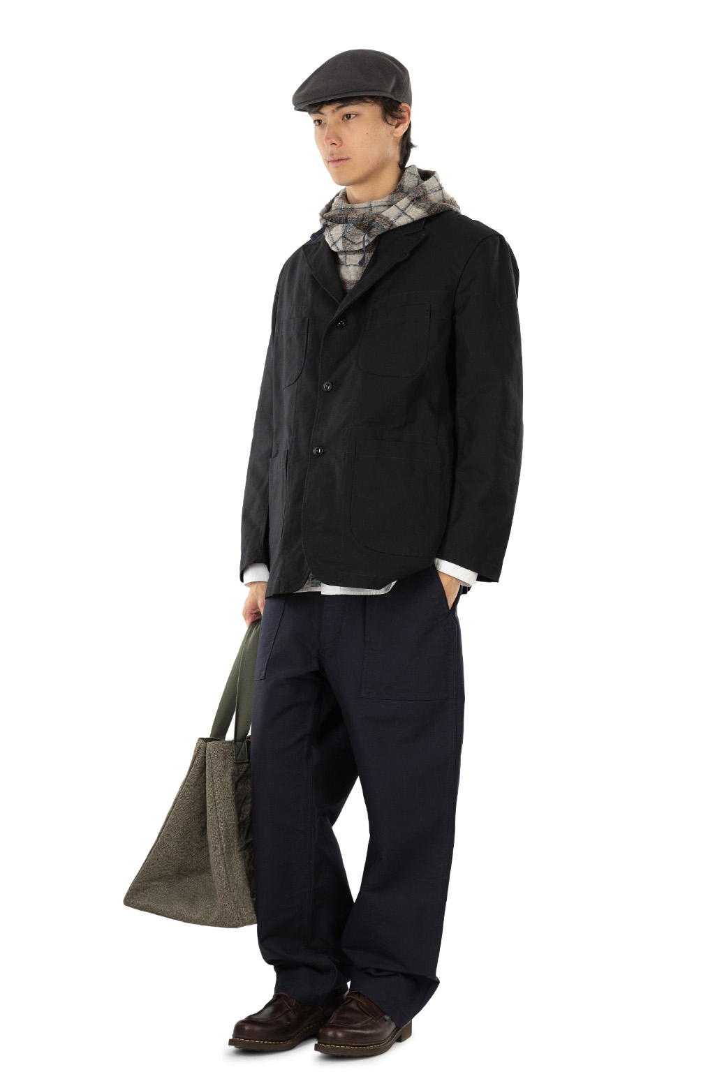 Engineered Garments - Bedford Jacket - Black Cotton Double Cloth
