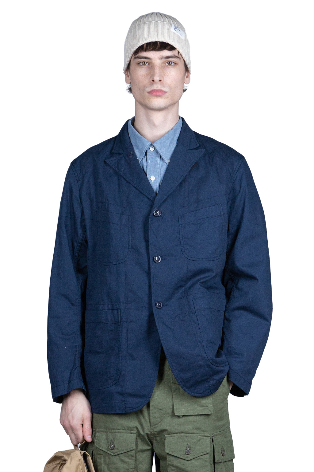 超美品の Engineered Garments Bedford Jacket navy asakusa.sub.jp