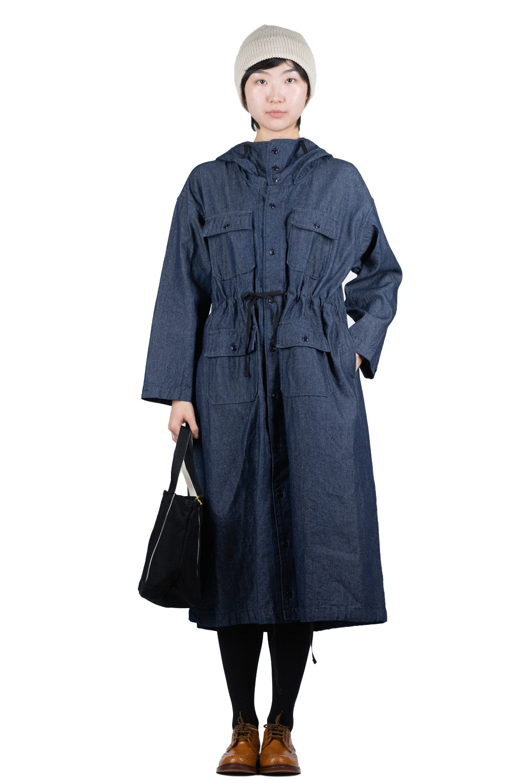 Engineered Garments Cagoule Dress Jacket - Indigo Industrial 8oz Denim
