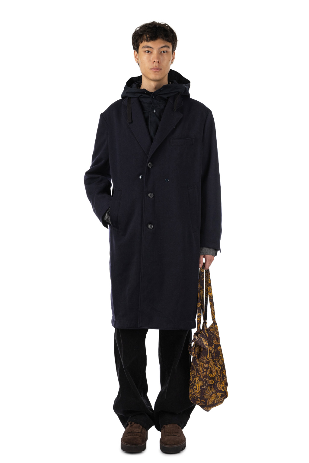 Engineered Garments - Chester Coat - Dk.Navy Heavy Wool Elastique 