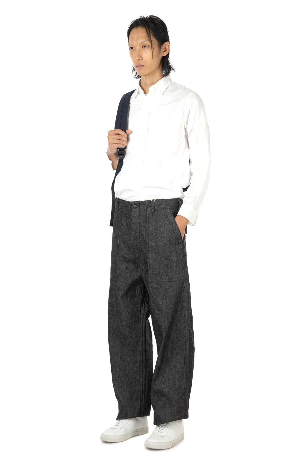 Engineered Garments - Fatigue Pant - Black Cotton Cone Denim