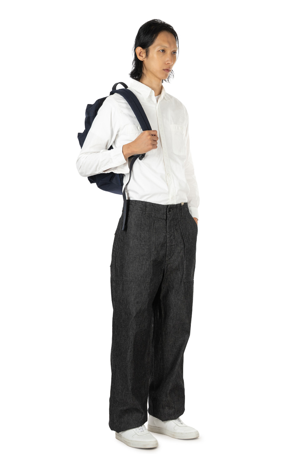 Engineered Garments - Fatigue Pant - Black Cotton Cone Denim