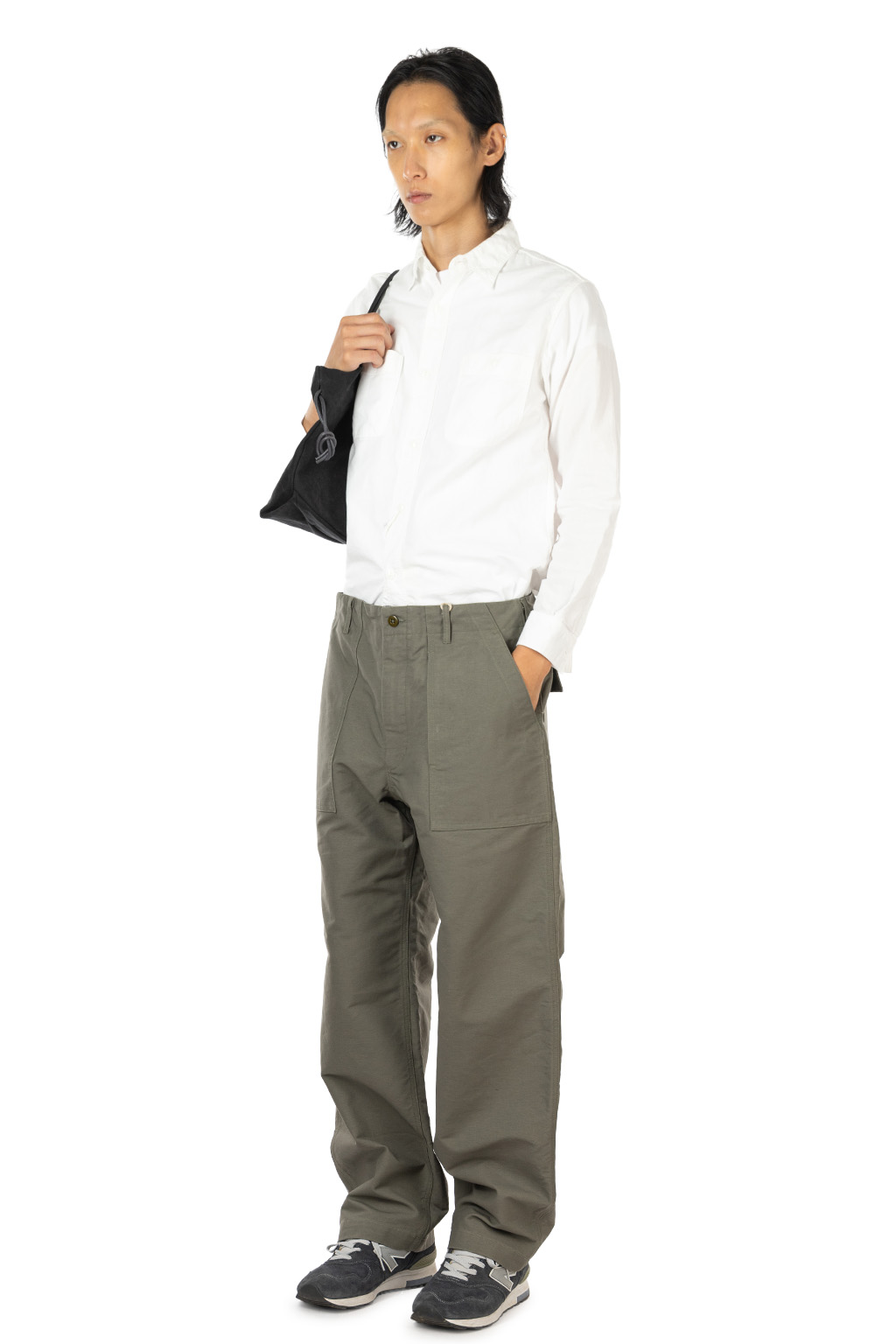 Engineered Garments - Fatigue Pant - Olive Cotton Double Cloth
