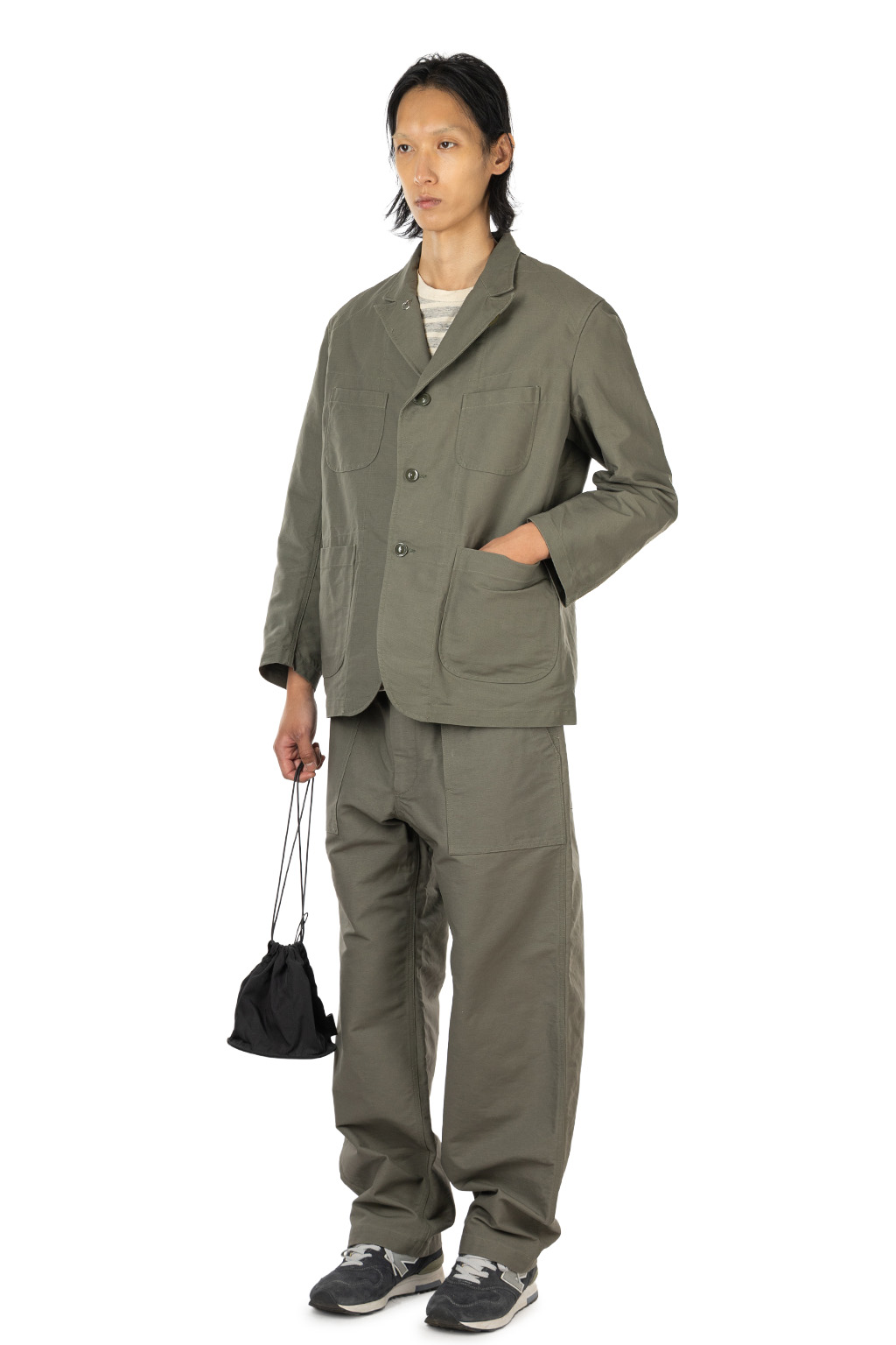 Engineered Garments - Fatigue Pant - Olive Cotton Double Cloth