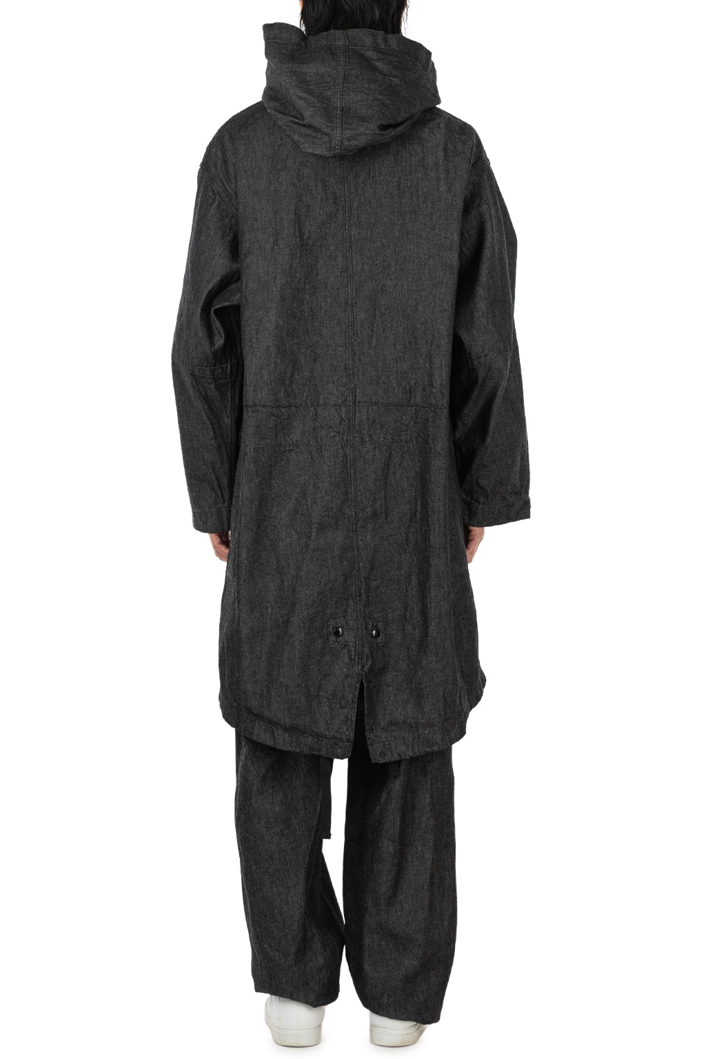 Engineered Garments - Highland Parka - Black Cotton Cone Denim