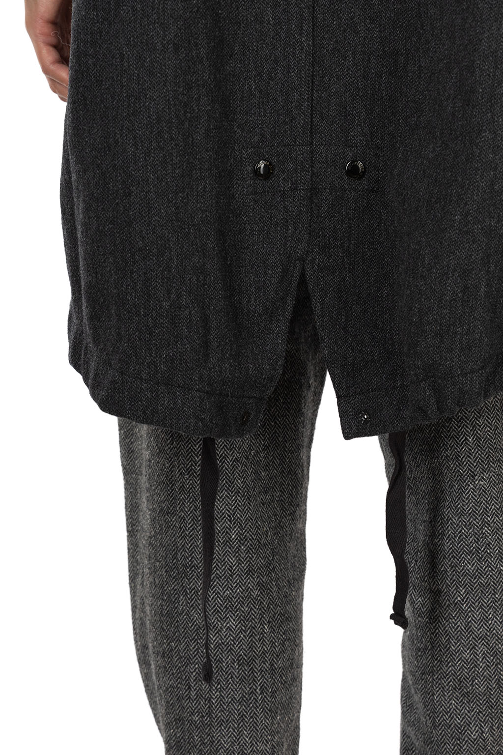 Engineered Garments - Highland Parka - Charcoal Wool Poly Heavy Tweed