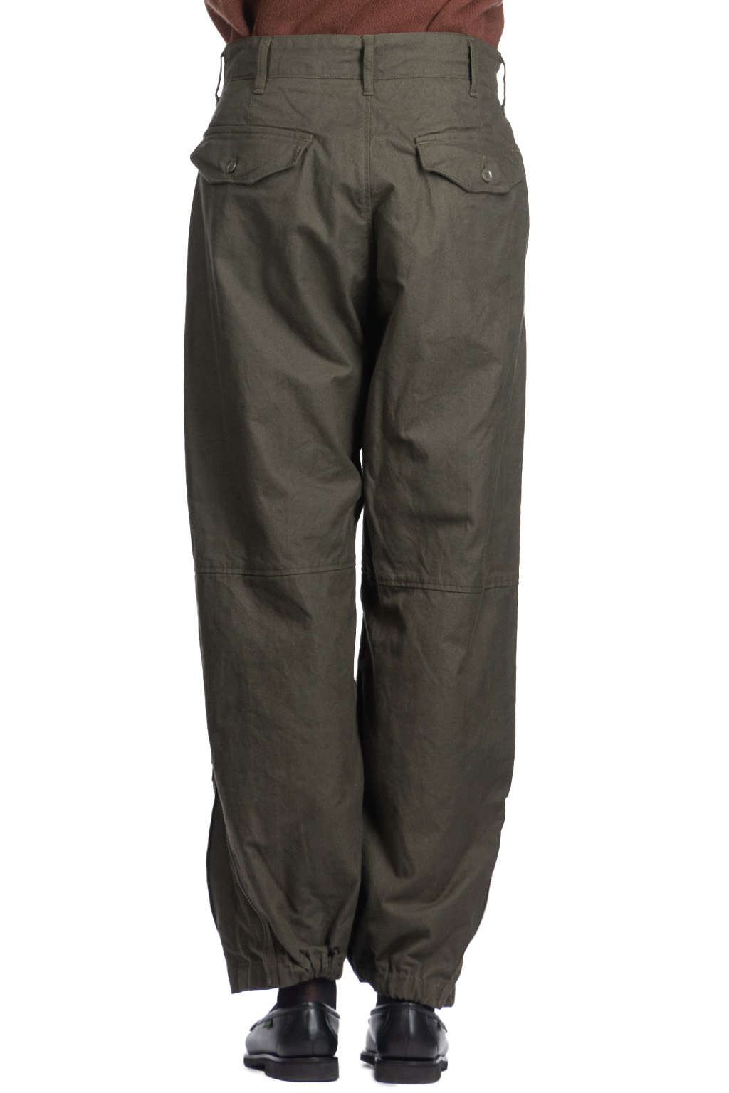Engineered Garments | IAC Pant-Olive Cotton Brushed HB