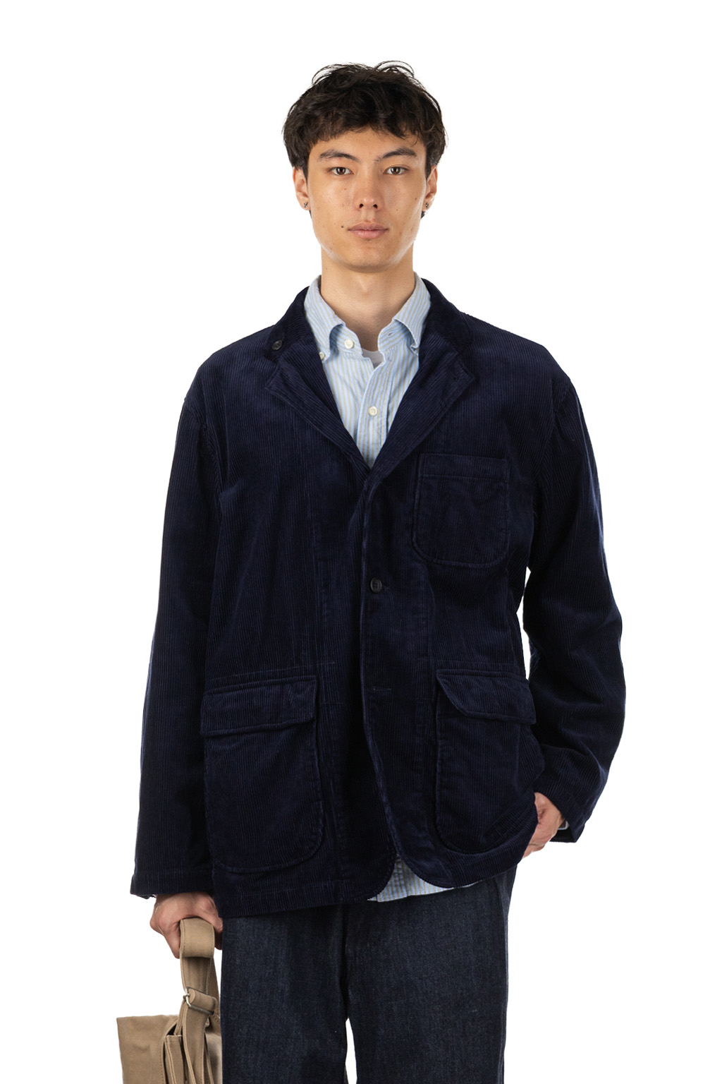 Engineered Garments - Loiter Jacket - A - Dk.Navy 8W Corduroy