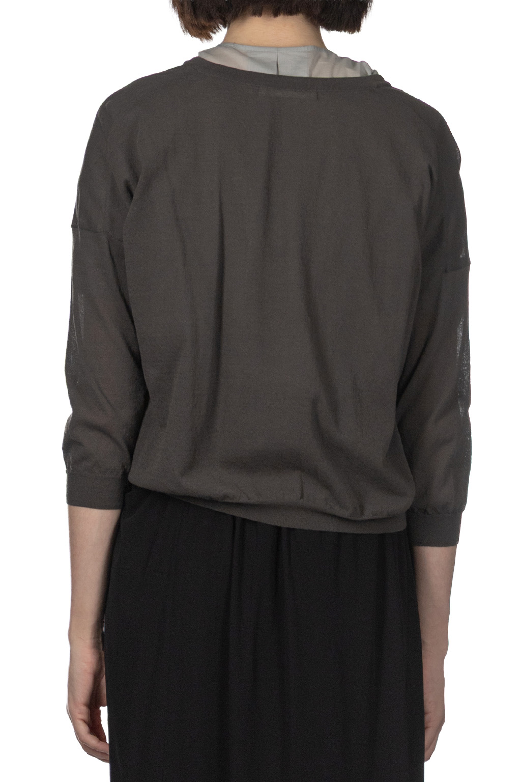 Evam Eva - Cotton Cardigan - Blue Grey