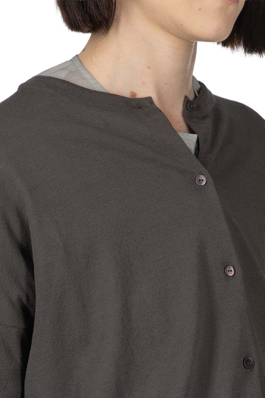 Evam Eva - Cotton Cardigan - Blue Grey