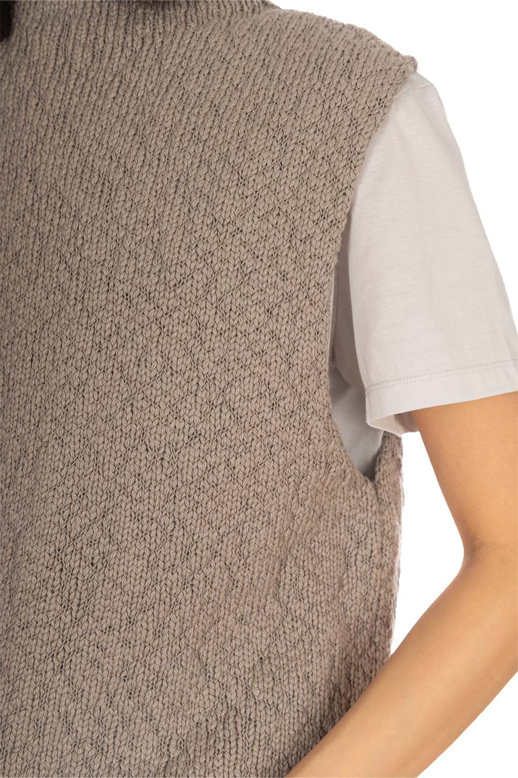 Evam Eva - Cotton Vest - Grege