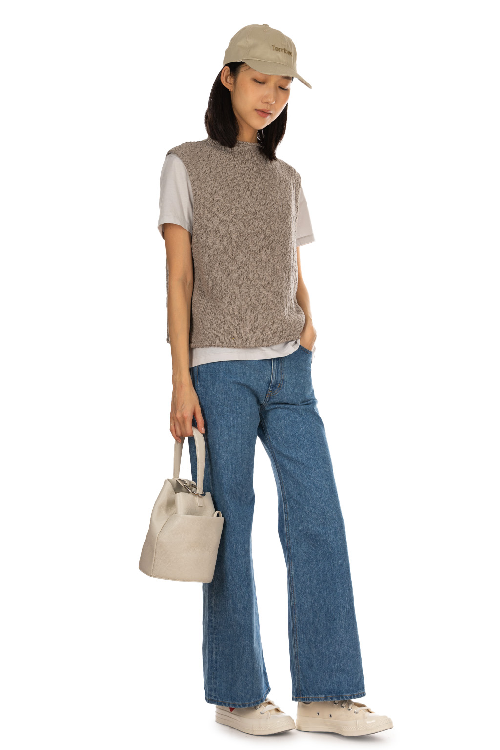 Evam Eva - Cotton Vest - Grege