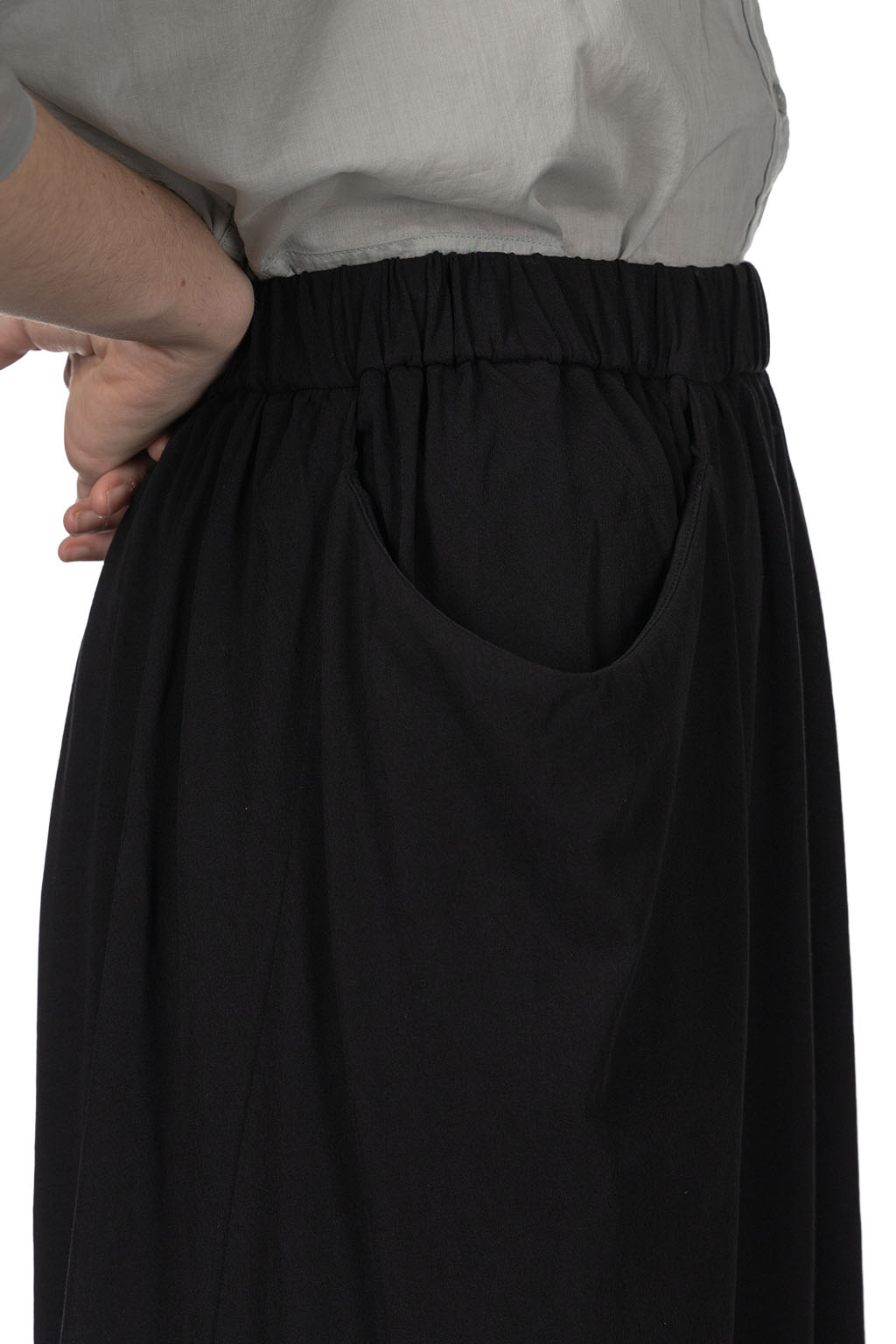 Evam Eva - Cut and Sew Skirt - Black