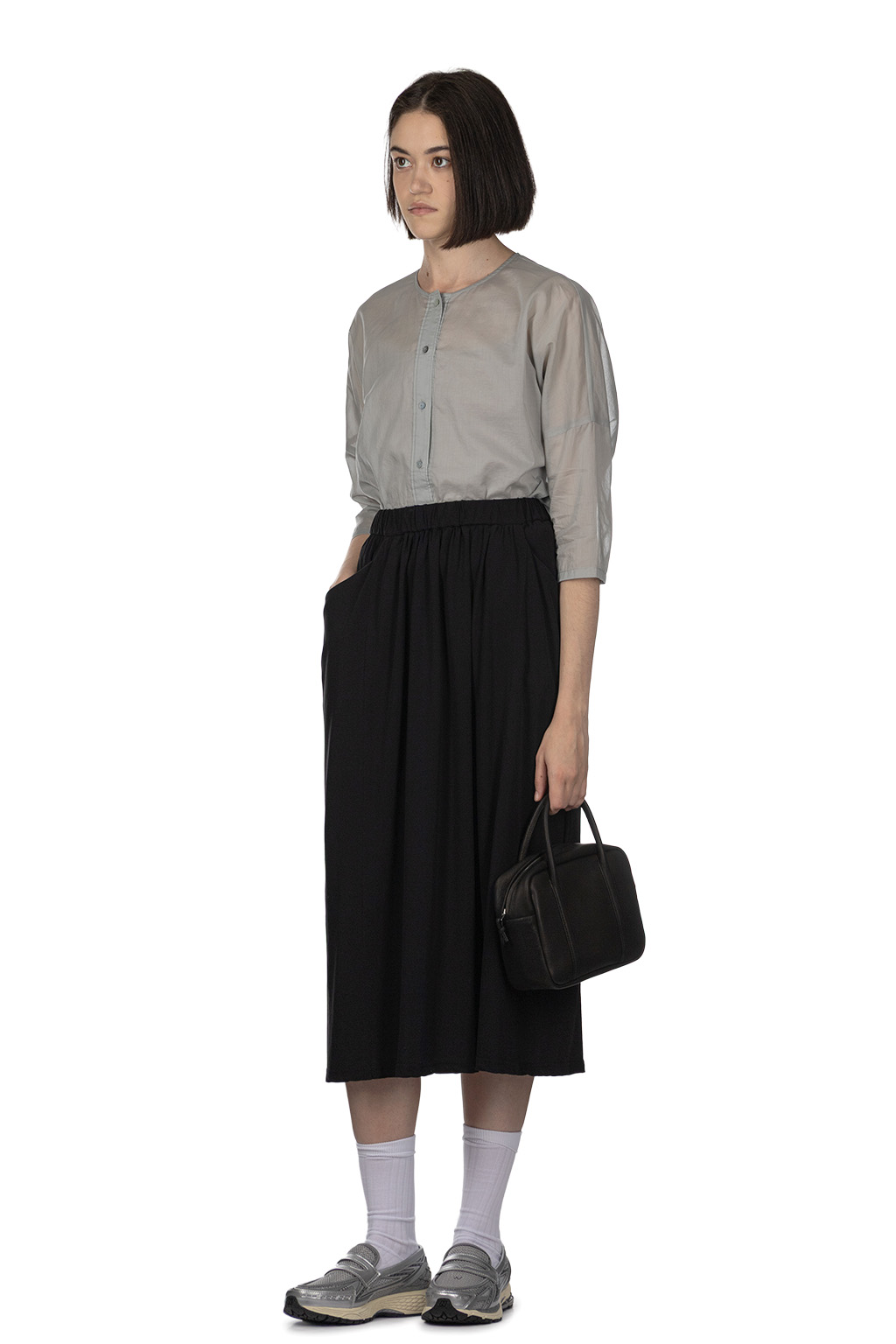 Evam Eva - Cut and Sew Skirt - Black