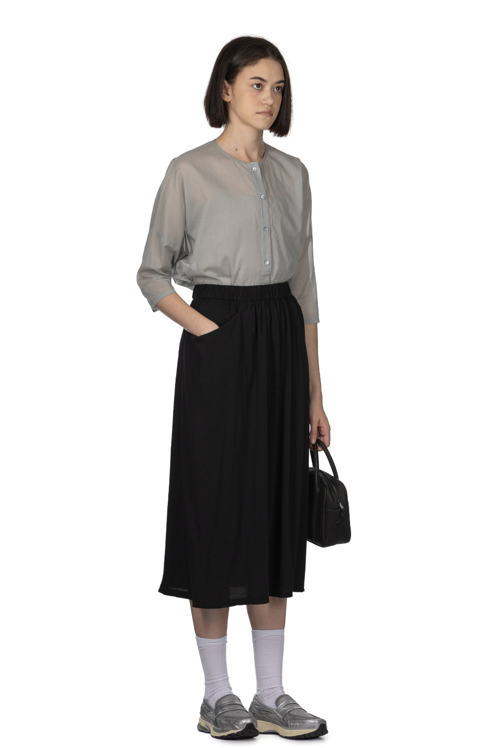 Evam Eva - Cut and Sew Skirt - Black