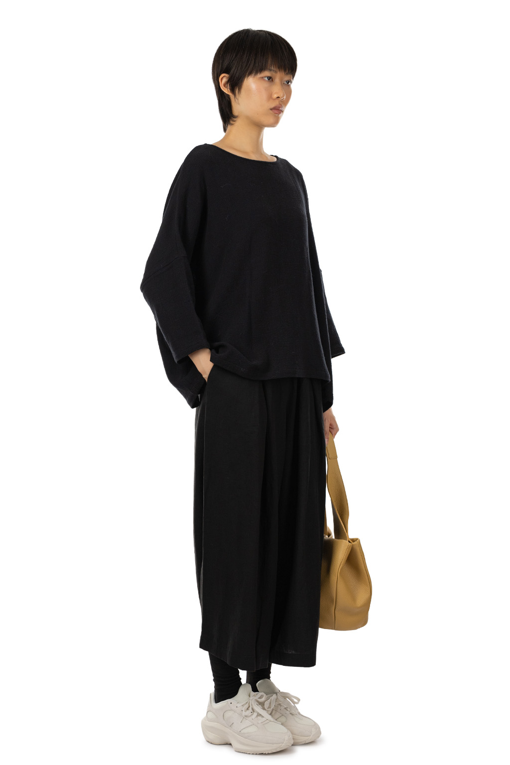 Evam Eva - Linen Cotton Pullover - Sumi