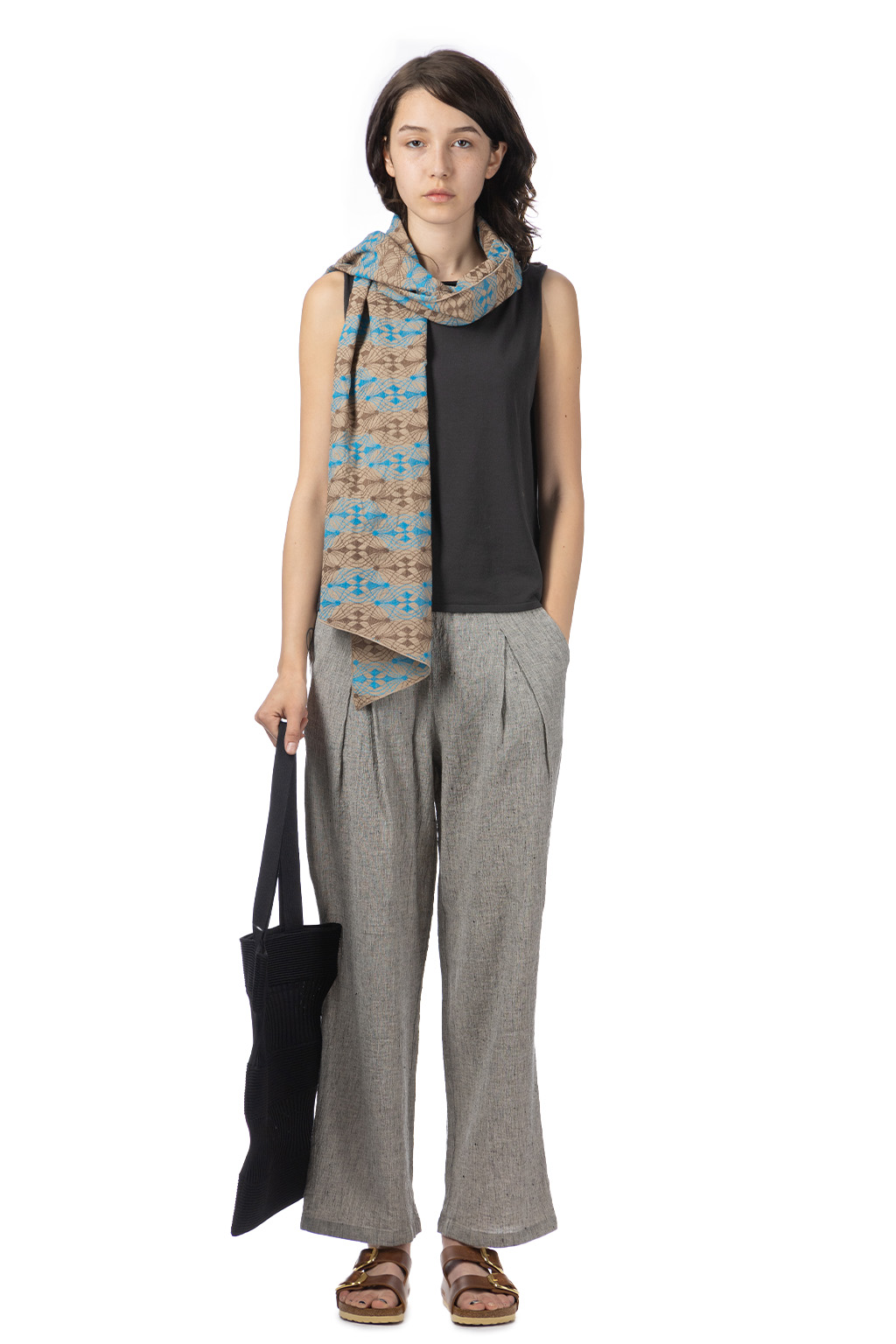 新品 evam eva 2025SS cotton tuck pants evam eva｜cotton tuck pants｜ladies',bottoms