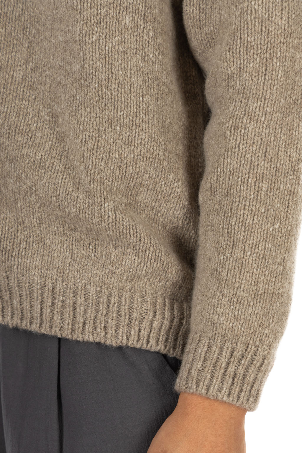 Evam Eva - Men's Cashmere Cardigan - Mocha