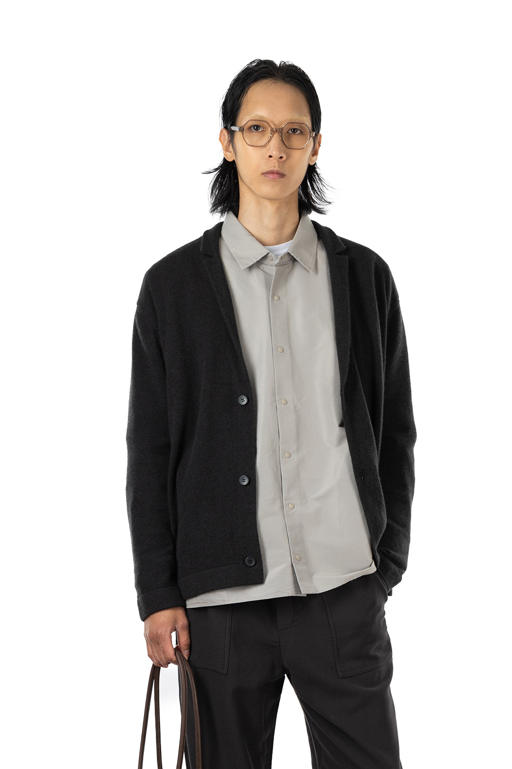 Evam Eva - Men's  Cashmere Jacket - Sumi