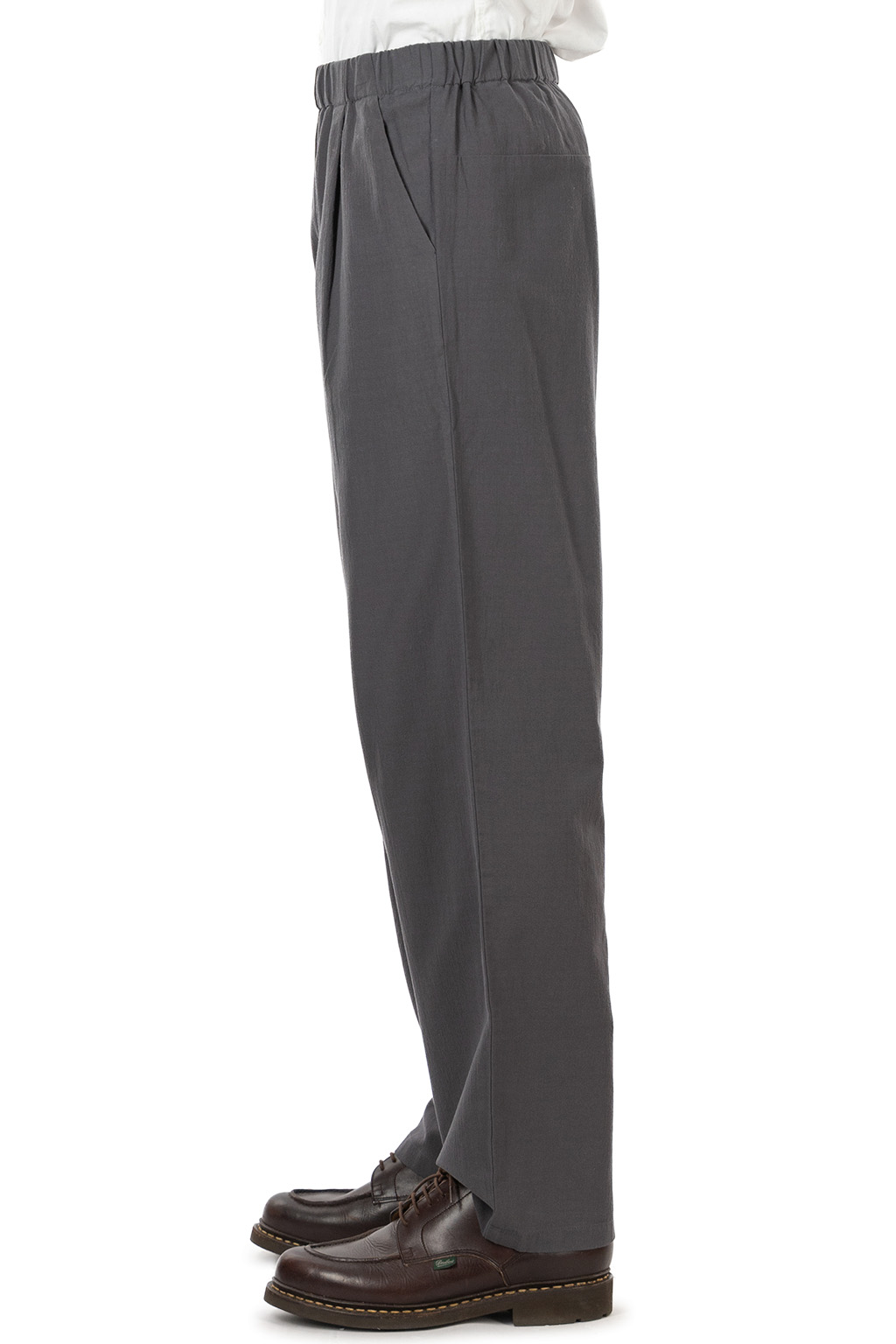 Evam Eva - Cotton Wide Pants - Stone Grey