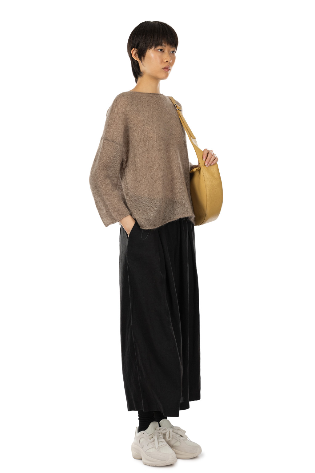 Evam Eva - Mohair Silk Pullover - Sand