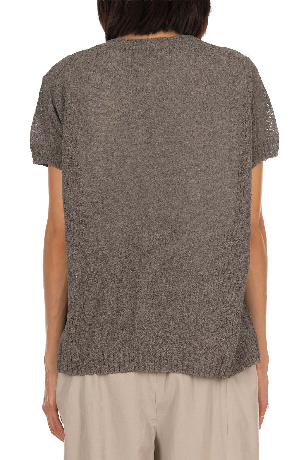 Evam Eva - Paper Yarn Vest - Otter Grey