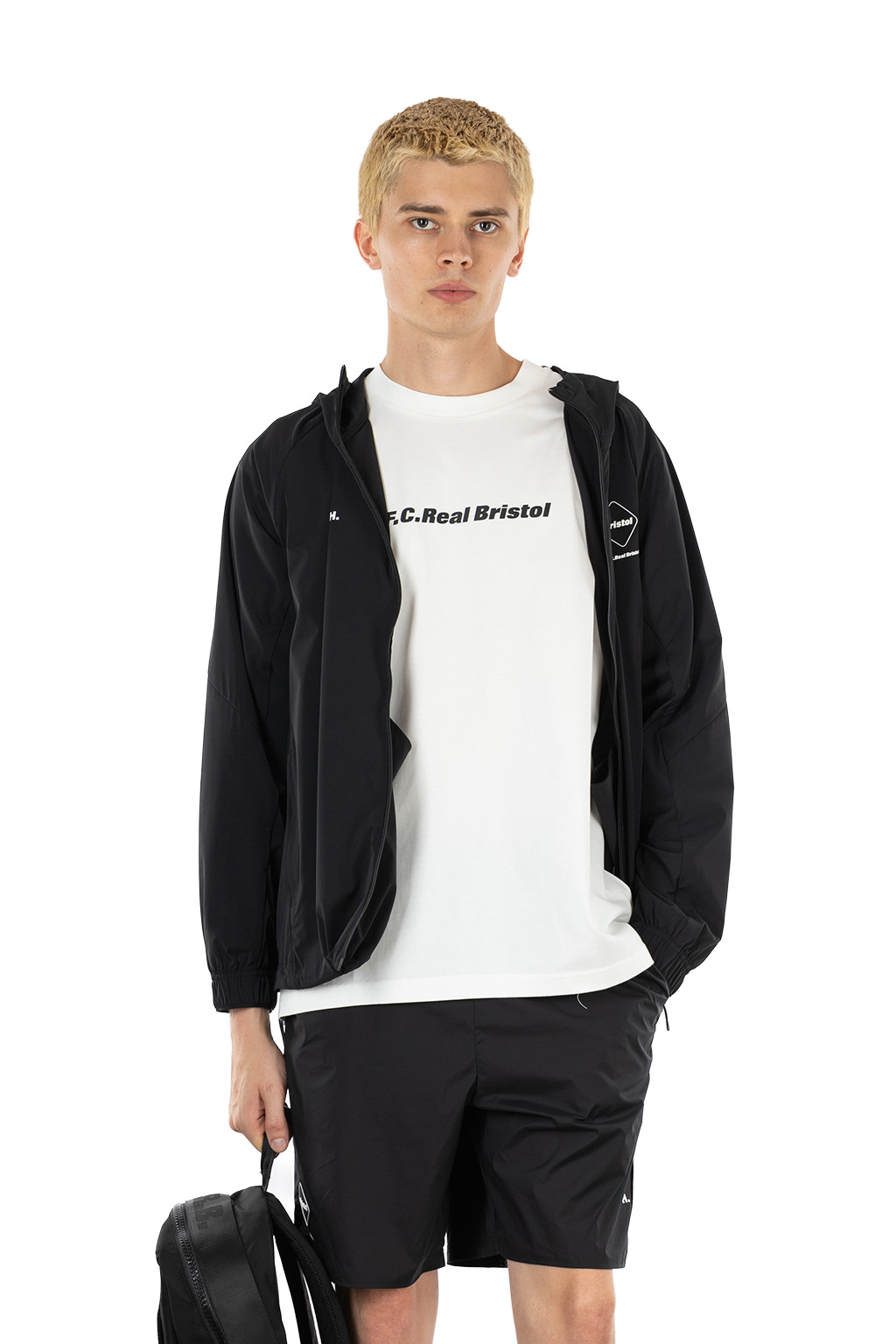 F.C. Real Bristol - Cordura 4Way Stretch Ventilation Jacket - Black