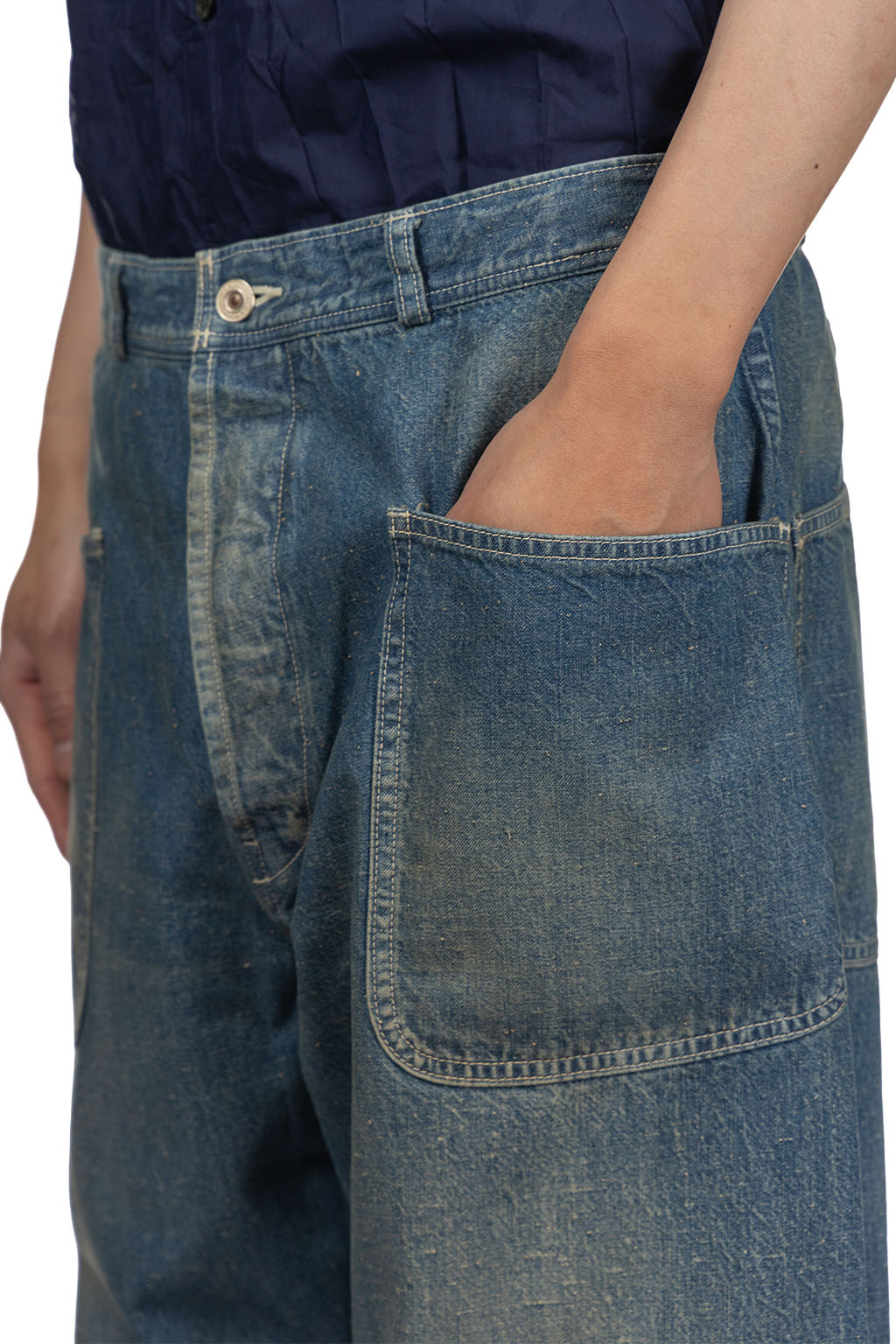 HERILL - Nepdenim Utilitypants - Vintage Worn