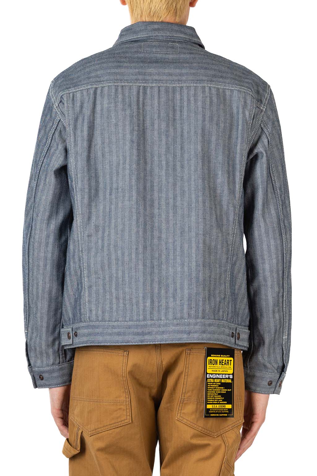 Iron Heart - 10.5oz Herringbone Work Jacket - Indigo