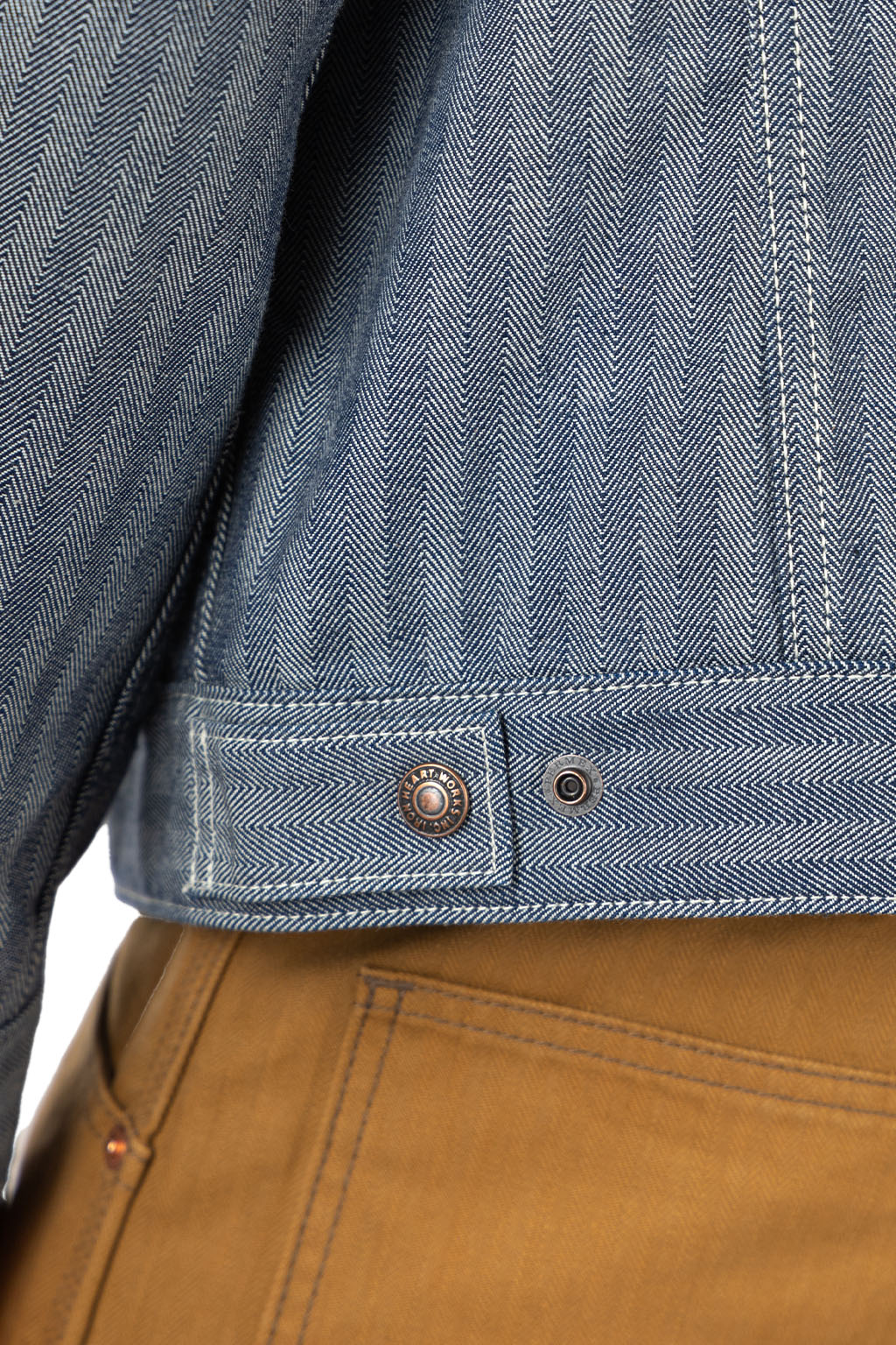 Iron Heart - 10.5oz Herringbone Work Jacket - Indigo