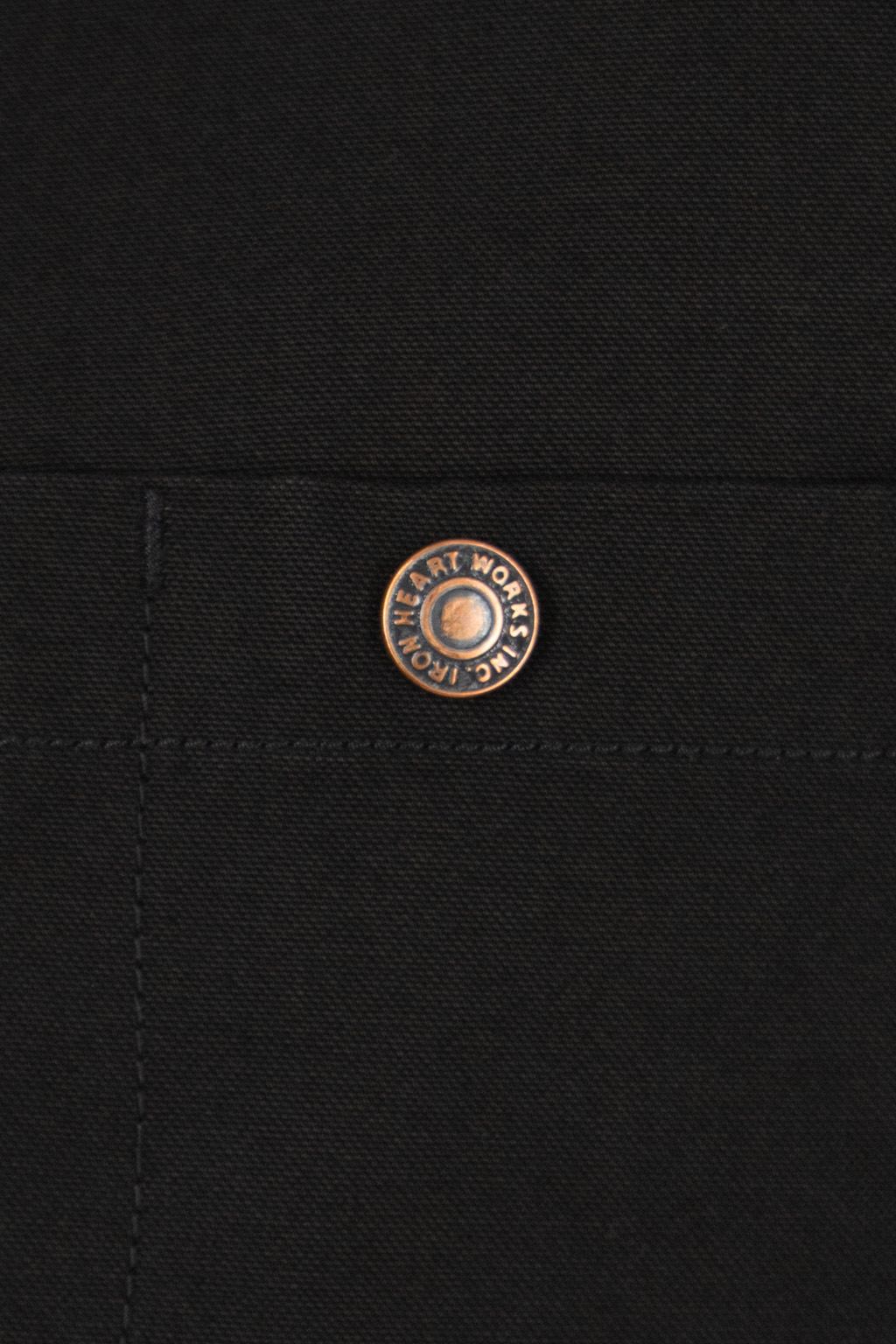 Iron Heart - 10oz Kurashikizome Organic Cotton Duck Chore Jacket - Black